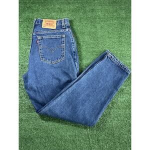 Y2k Levi's 550 Jeans Women 14 Relaxed Fit Tapered Leg Mom